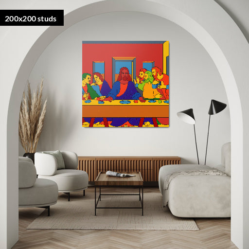 200*200studs, 160*160cm, 63*63inch