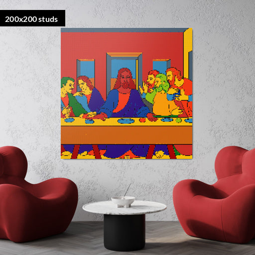 200*200studs, 160*160cm, 63*63inch