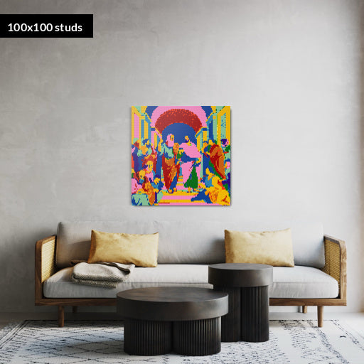 100*100studs, 80*80cm, 31,5*31,5inch