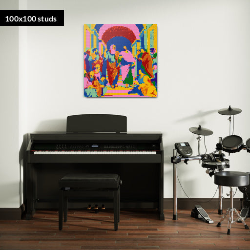 100*100studs, 80*80cm, 31,5*31,5inch