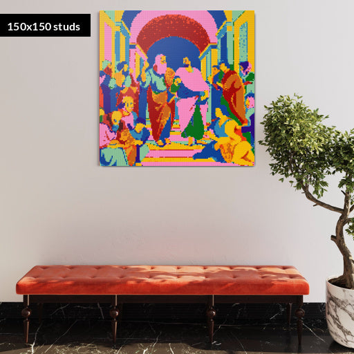 150*150studs, 120*120cm, 47,25*47,25inch