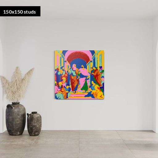 150*150studs, 120*120cm, 47,25*47,25inch