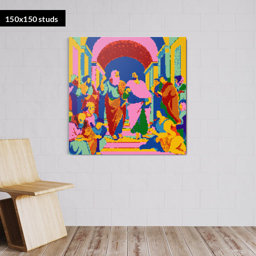 150*150studs, 120*120cm, 47,25*47,25inch