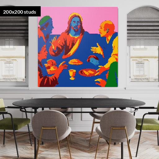 200*200studs, 160*160cm, 63*63inch