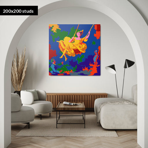 200*200studs, 160*160cm, 63*63inch