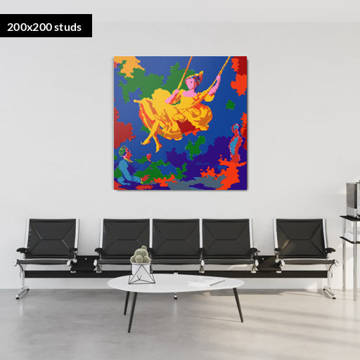 200*200studs, 160*160cm, 63*63inch