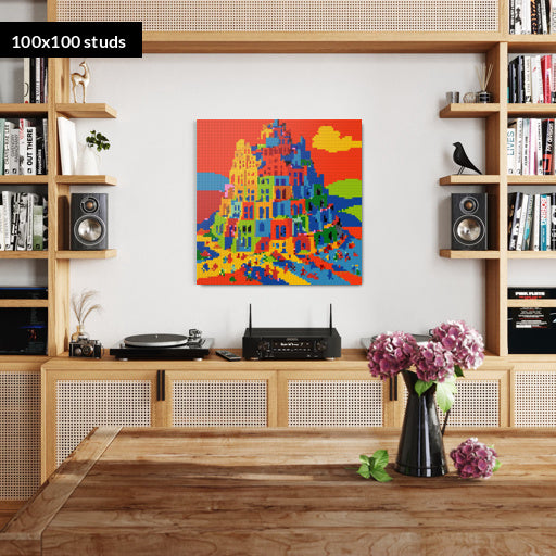 100*100studs, 80*80cm, 31,5*31,5inch