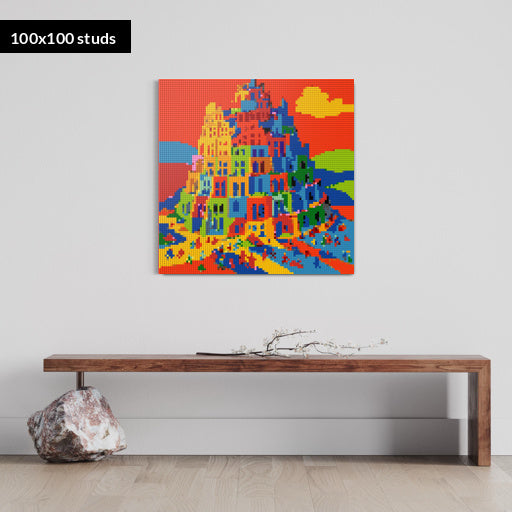 100*100studs, 80*80cm, 31,5*31,5inch