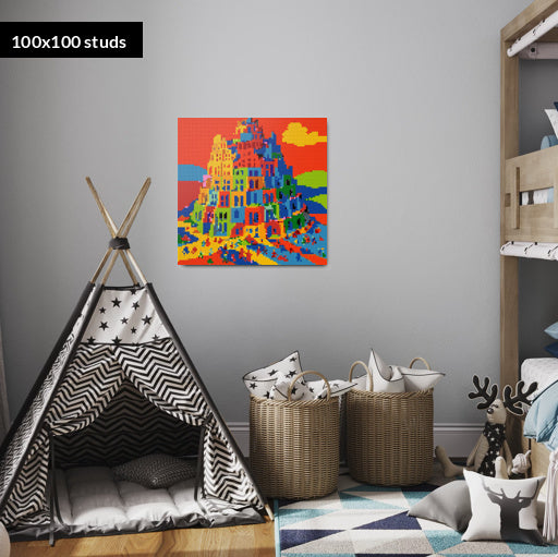 100*100studs, 80*80cm, 31,5*31,5inch