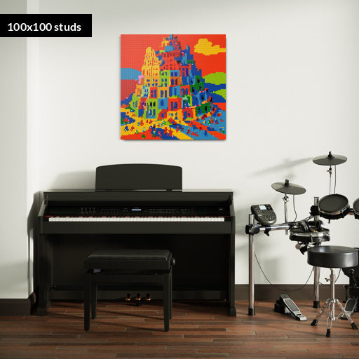 100*100studs, 80*80cm, 31,5*31,5inch