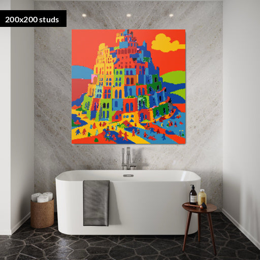 200*200studs, 160*160cm, 63*63inch