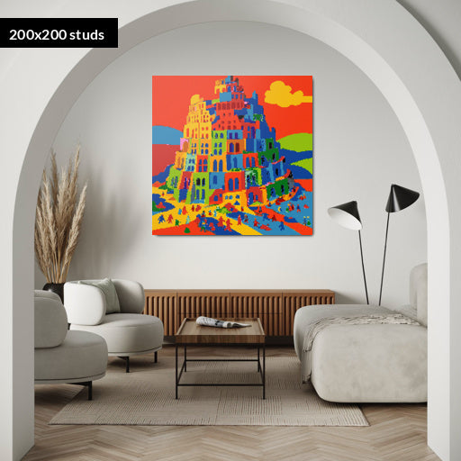 200*200studs, 160*160cm, 63*63inch