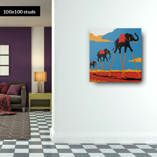 100*100studs, 80*80cm, 31,5*31,5inch