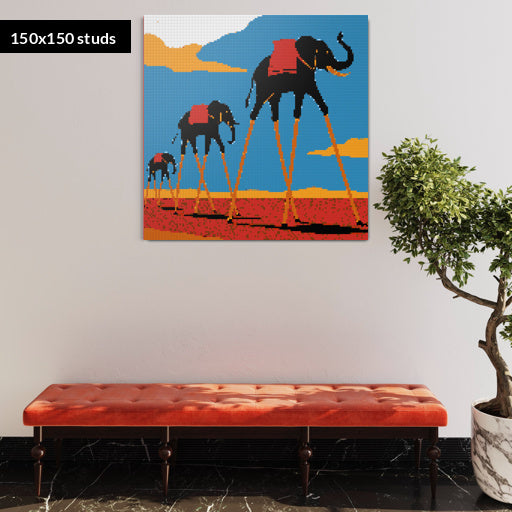 150*150studs, 120*120cm, 47,25*47,25inch