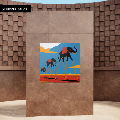 200*200studs, 160*160cm, 63*63inch