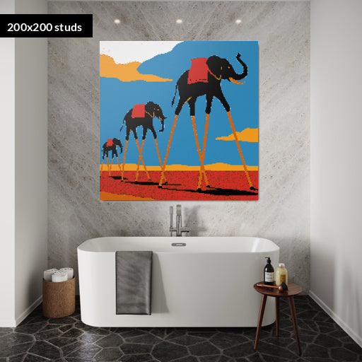 200*200studs, 160*160cm, 63*63inch