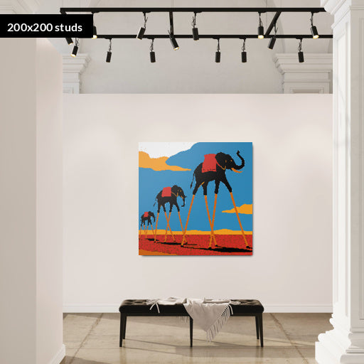 200*200studs, 160*160cm, 63*63inch