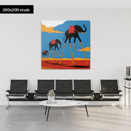 200*200studs, 160*160cm, 63*63inch