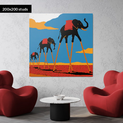 200*200studs, 160*160cm, 63*63inch