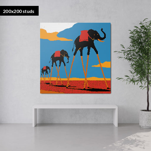 200*200studs, 160*160cm, 63*63inch