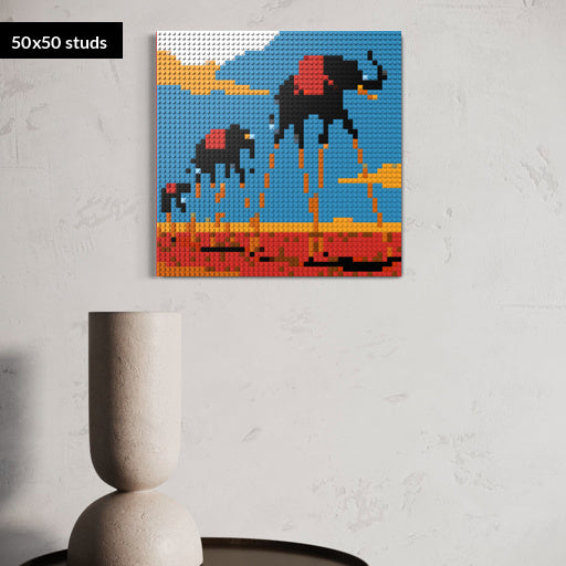 50*50studs, 40*40cm, 15,75*15,75inch