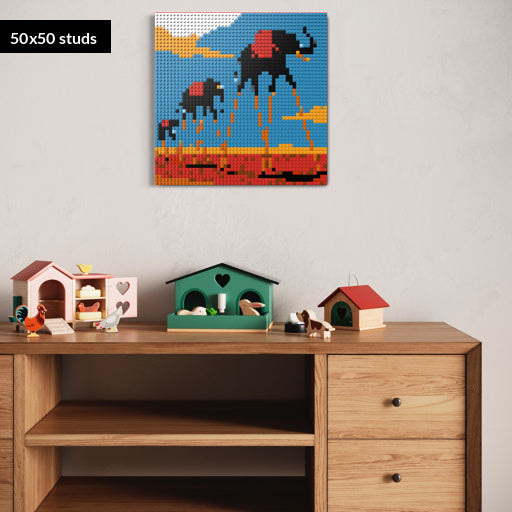 50*50studs, 40*40cm, 15,75*15,75inch