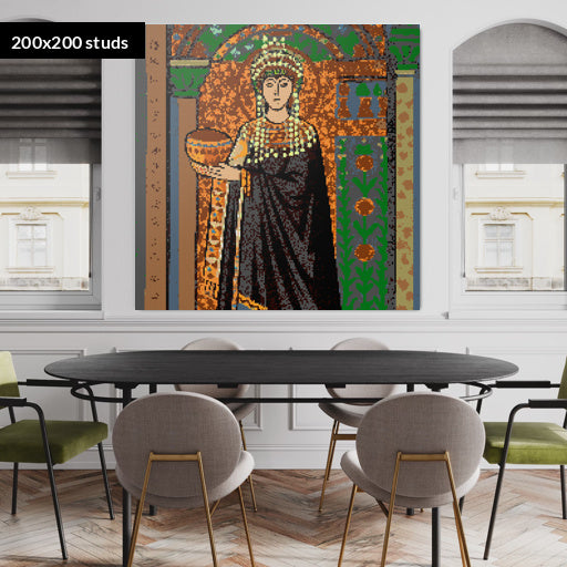 200*200studs, 160*160cm, 63*63inch