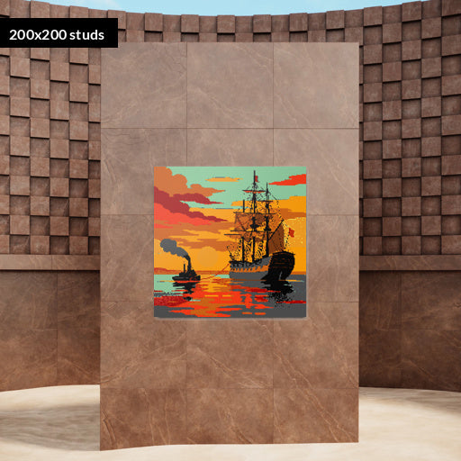 200*200studs, 160*160cm, 63*63inch