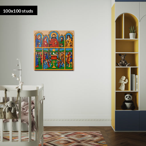 100*100studs, 80*80cm, 31,5*31,5inch