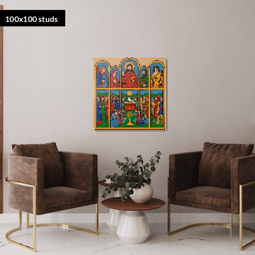 100*100studs, 80*80cm, 31,5*31,5inch