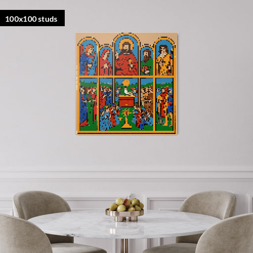 100*100studs, 80*80cm, 31,5*31,5inch