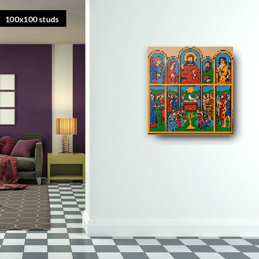 100*100studs, 80*80cm, 31,5*31,5inch