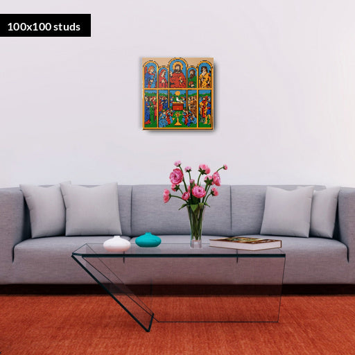 100*100studs, 80*80cm, 31,5*31,5inch