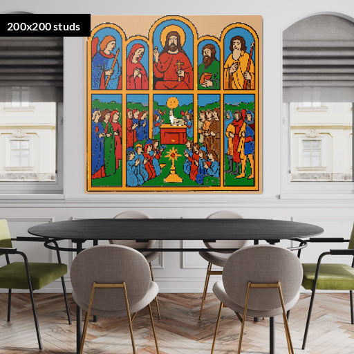 200*200studs, 160*160cm, 63*63inch