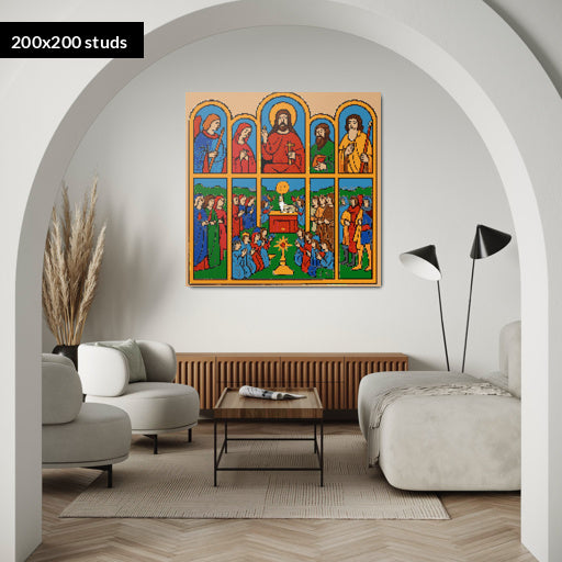 200*200studs, 160*160cm, 63*63inch