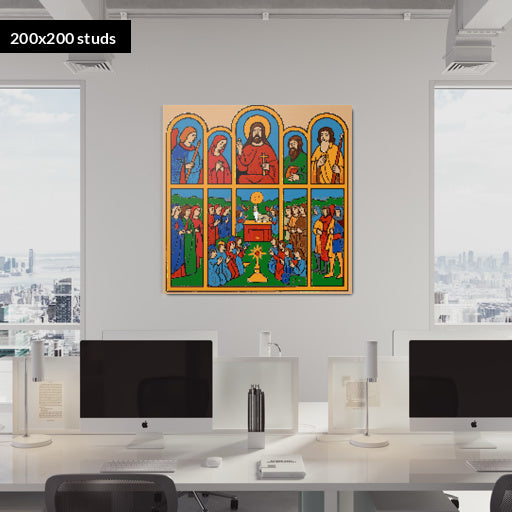 200*200studs, 160*160cm, 63*63inch