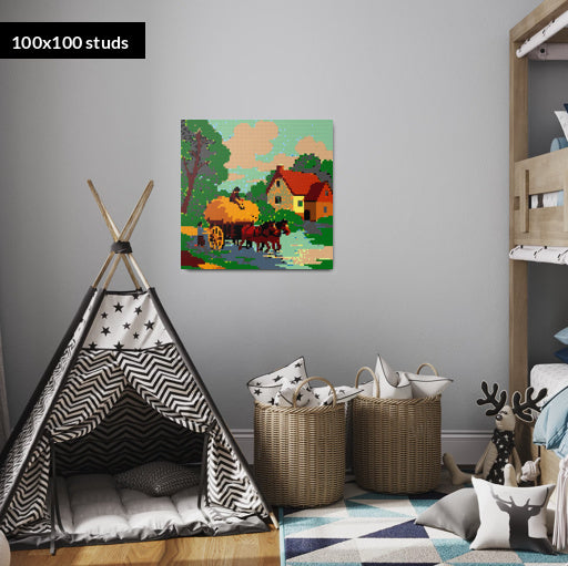 100*100studs, 80*80cm, 31,5*31,5inch
