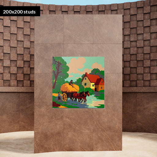 200*200studs, 160*160cm, 63*63inch