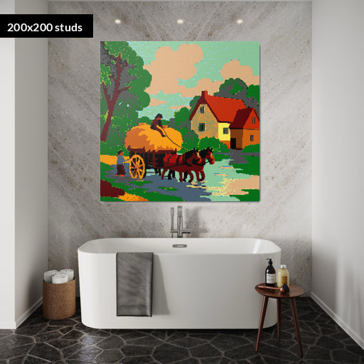 200*200studs, 160*160cm, 63*63inch