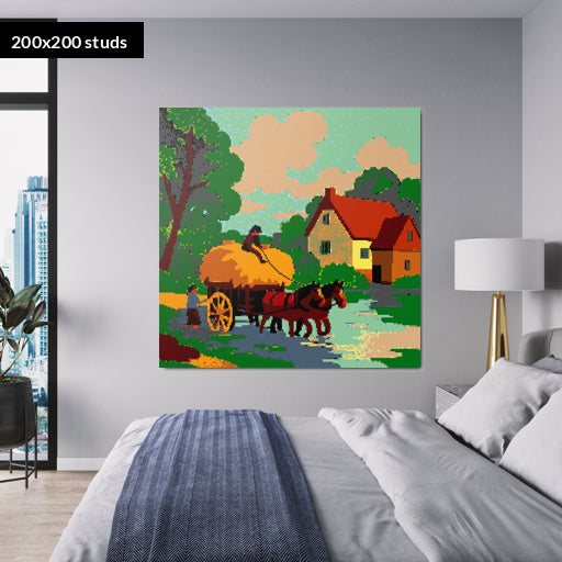 200*200studs, 160*160cm, 63*63inch