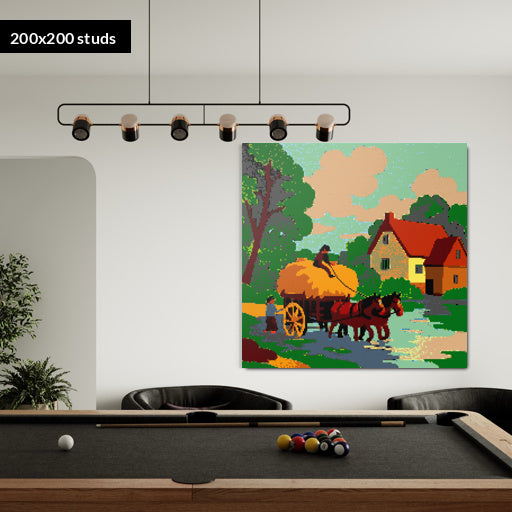 200*200studs, 160*160cm, 63*63inch