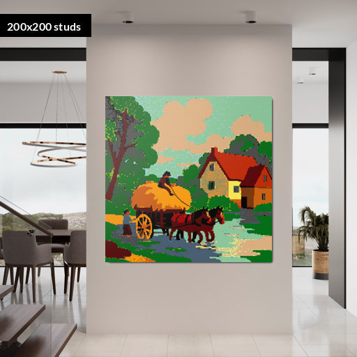 200*200studs, 160*160cm, 63*63inch