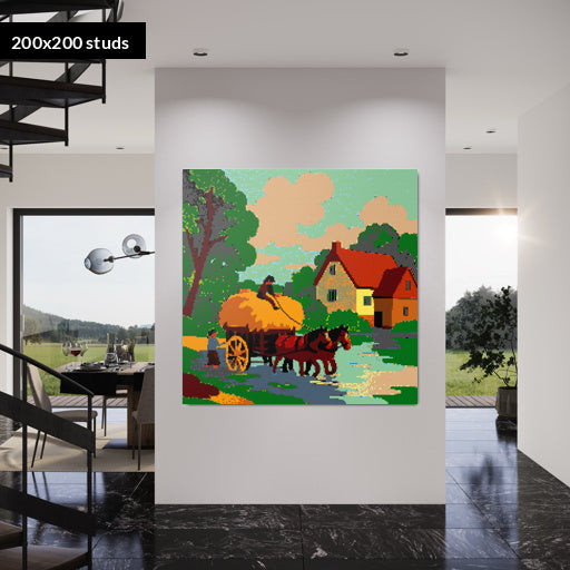200*200studs, 160*160cm, 63*63inch