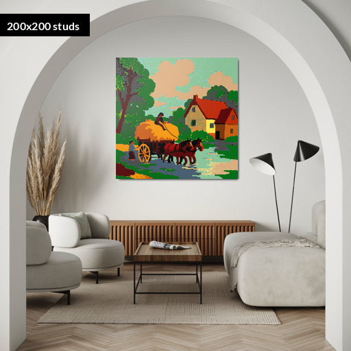200*200studs, 160*160cm, 63*63inch