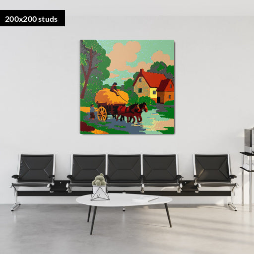 200*200studs, 160*160cm, 63*63inch