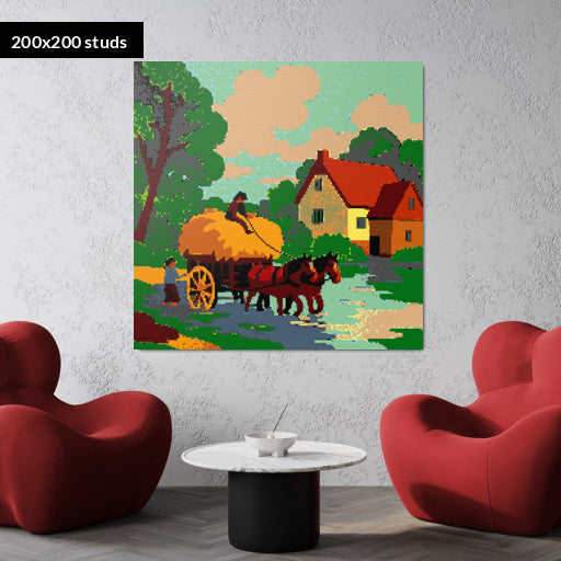 200*200studs, 160*160cm, 63*63inch