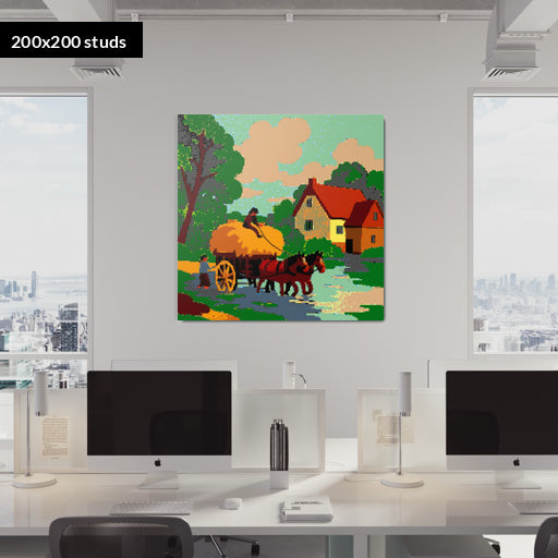 200*200studs, 160*160cm, 63*63inch