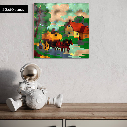 50*50studs, 40*40cm, 15,75*15,75inch