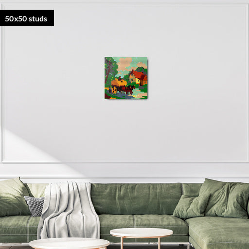 50*50studs, 40*40cm, 15,75*15,75inch