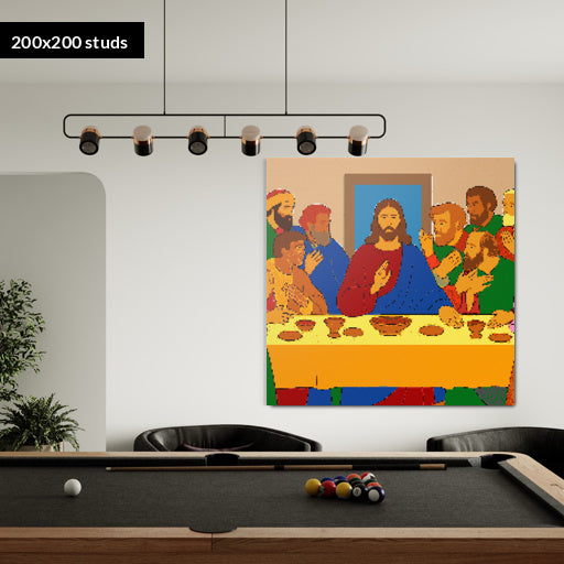 200*200studs, 160*160cm, 63*63inch